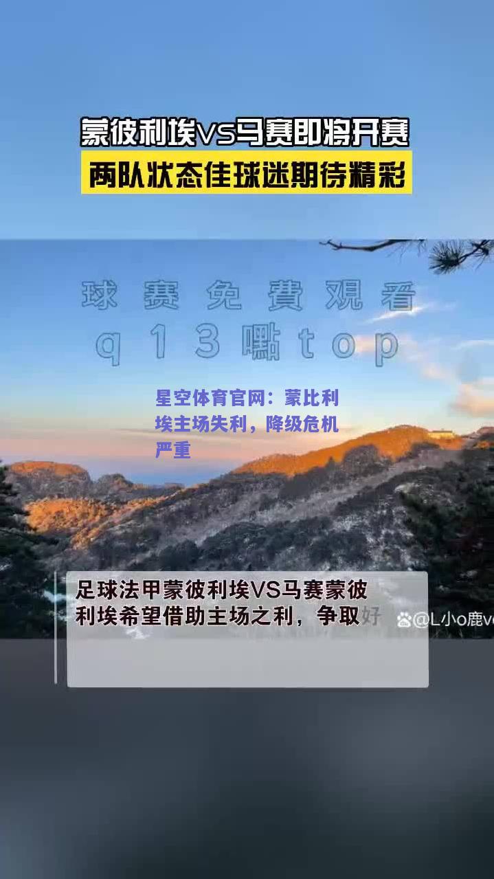 蒙比利埃主场失利，降级危机严重